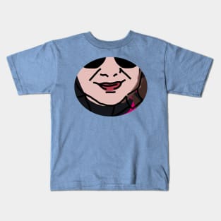 Smiling Friend Face Outline and Color Kids T-Shirt